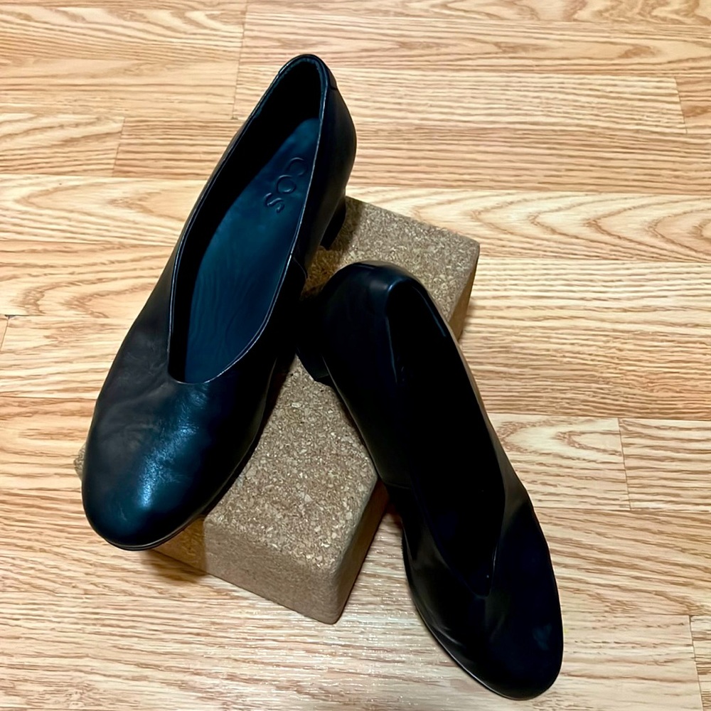 Leather heels
